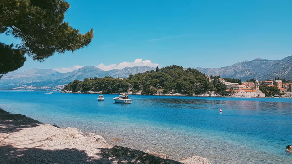 Stunning beaches of Cavtat, offering pristine waters and a perfect retreat for beach lovers and nature enthusiasts