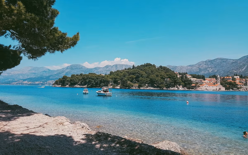 Stunning beaches of Cavtat, offering pristine waters and a perfect retreat for beach lovers and nature enthusiasts