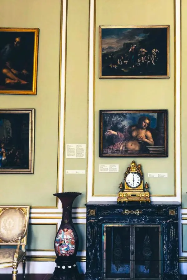 Cultural History Museum displays of old Dubrovnik furniture, paintings and artifacts.