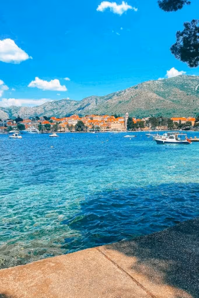 Sustjepan peninsula view near Cavtat bay