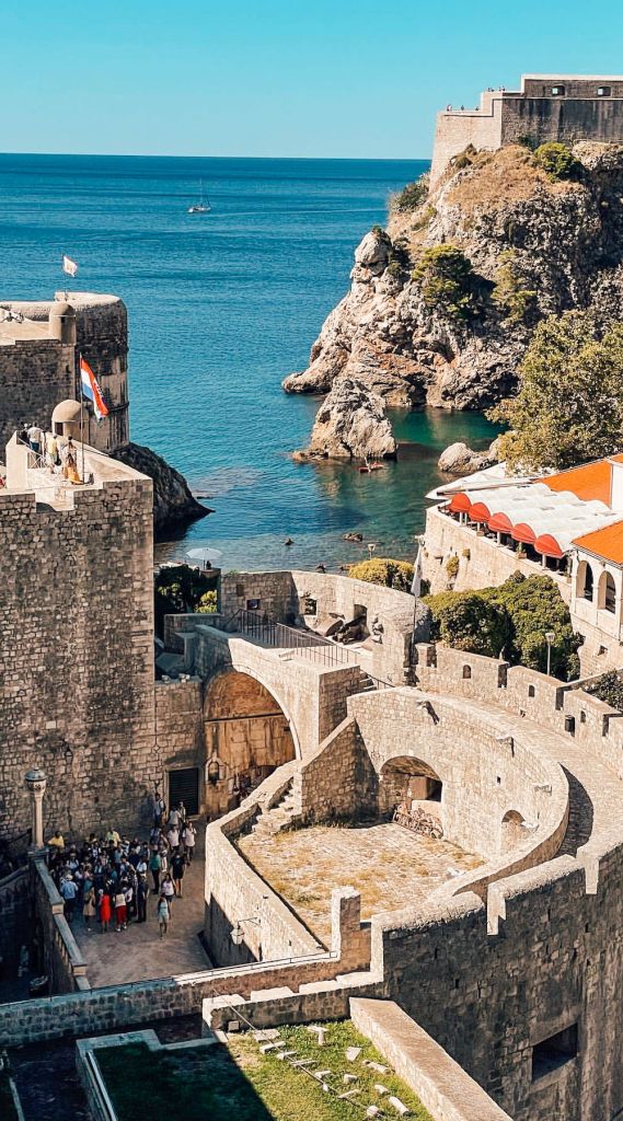 Western Outer Walls below the main Dubrovnik ramparts.