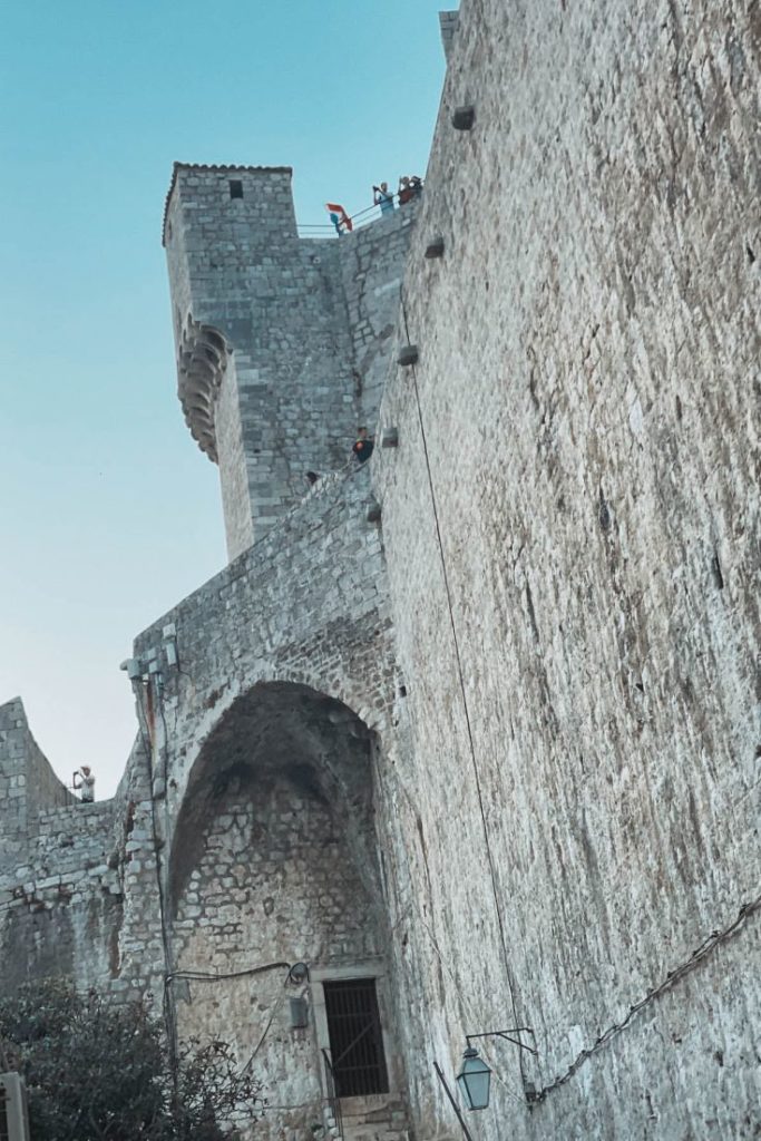 Entrance to Western Outer Walls beneath Minčeta Tower.