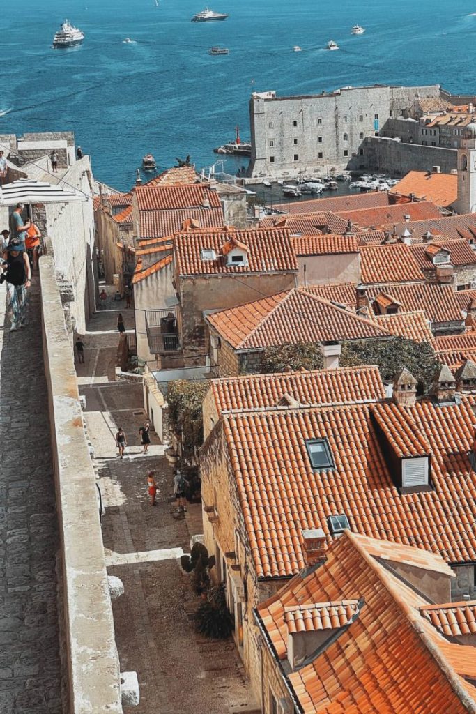 Access to northern City Walls via Ploče or St. John entrances
