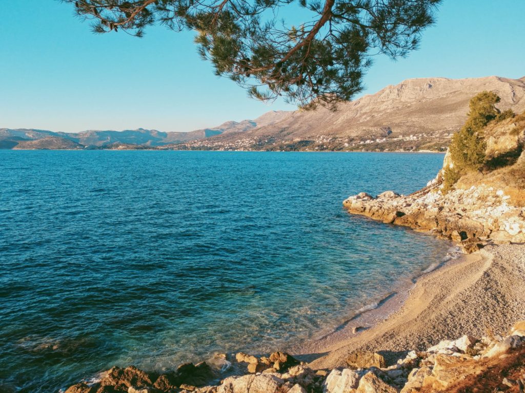 Bubbly Beach is in the secluded and hard to reach part of Cavtat