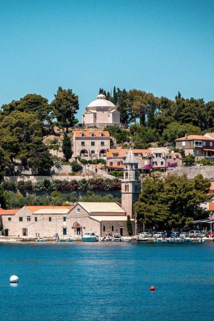 Church Our Lady of Snows historical locale in Cavtat