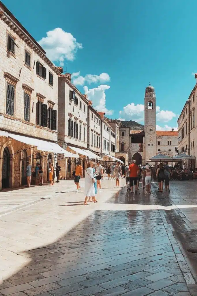 Dubrovnik Stradun Shops