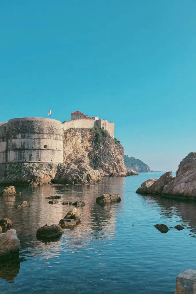 Bokar is a round casmate fort guarding West port of DUbrovnik
