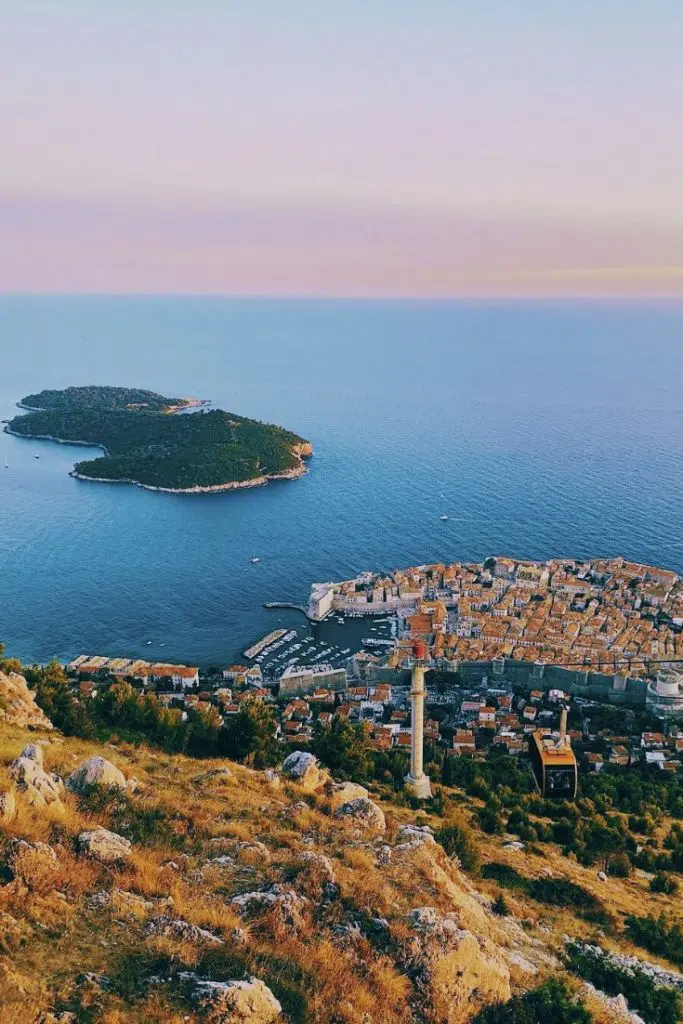 Lokrum Island From Srd