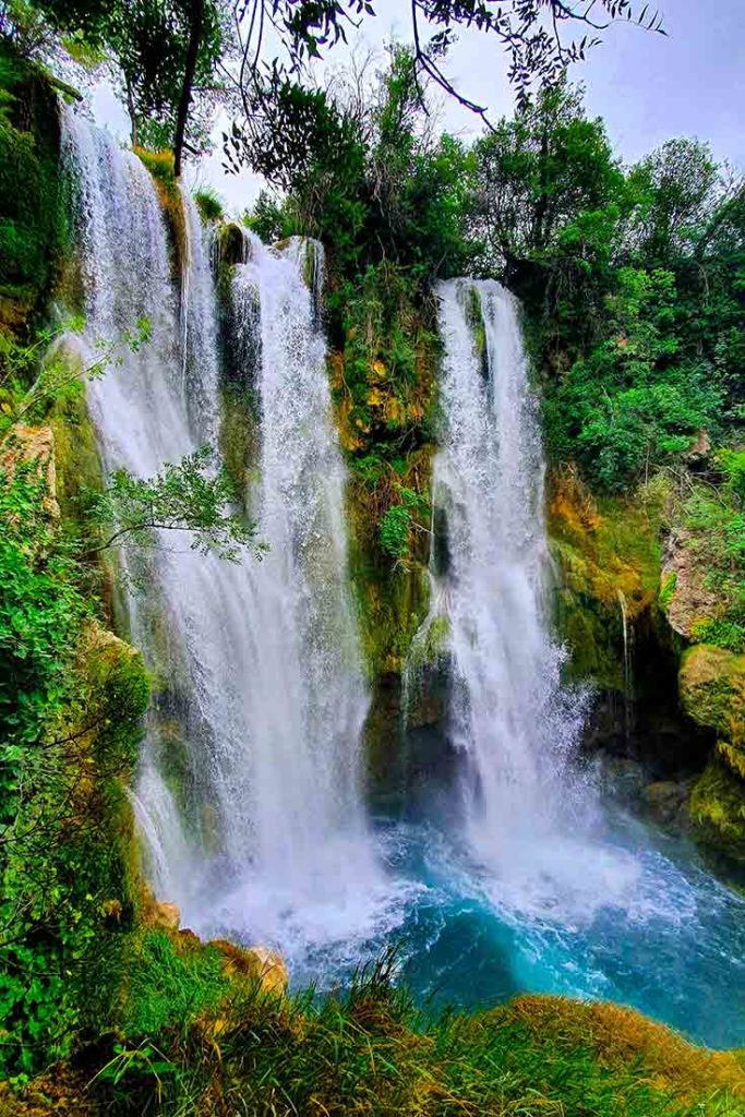 Tourist attraction in Ivoševci, Manojlovac Falls are the highest waterfall on the river Krka.
