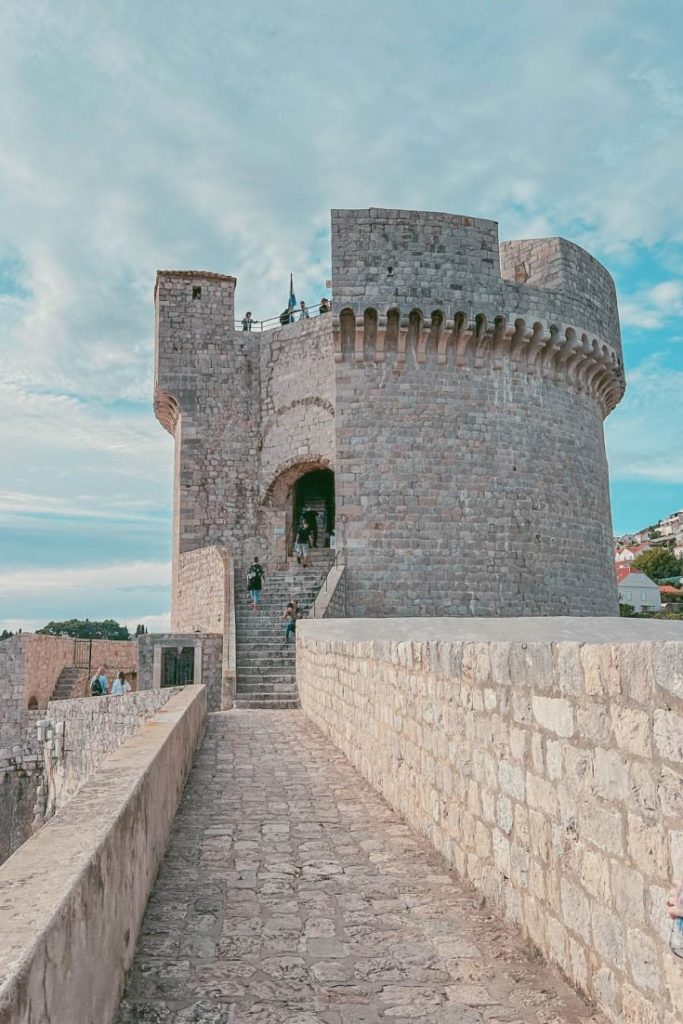 Minčeta Fort, an important defense point of the walls