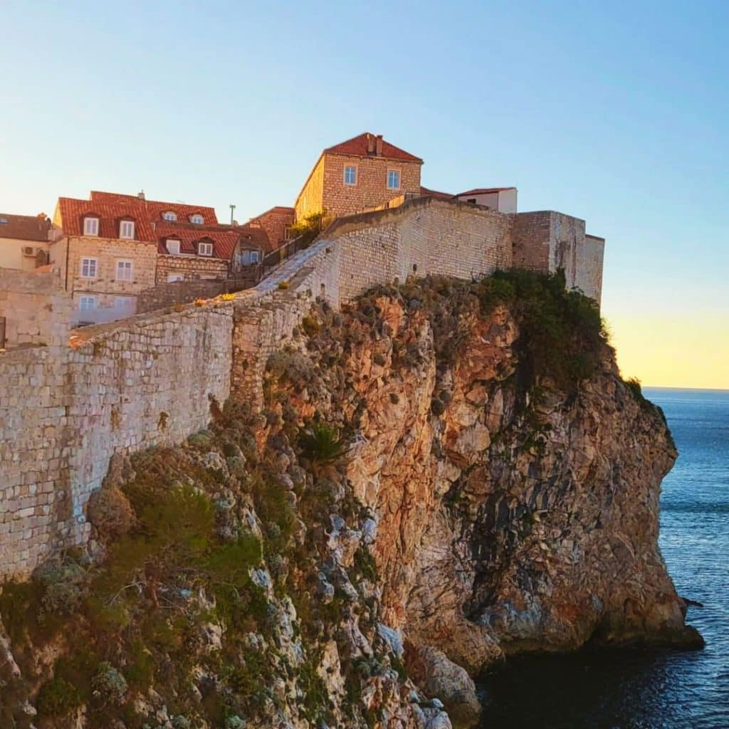 Dubrovnik City Walls Map points out different towers and bastions that you will encounter. City Gates and entrances are also marked.